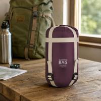 Saco de Dormir Mini YJQX Ultraligero 760g de Plumón y Algodón con Tela de Nailon, Portátil, Comprimible, para Viajes de Verano, Talla Grande para Adultos