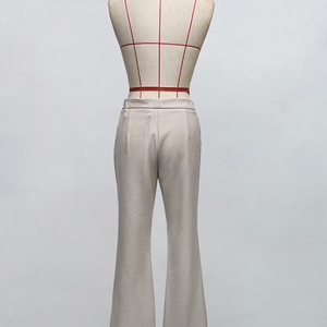 Pantalones de Mujer al por Mayor, Personalizados OEM/ODM, de Cintura Alta, Pierna Ancha, Estilo Casual y a la Moda - Product Image 5