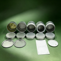 Boîte en métal de 30g avec couvercle à vis hermétique pour poudre de thé matcha, emballage brillant personnalisé, boîtes à matcha de qualité alimentaire