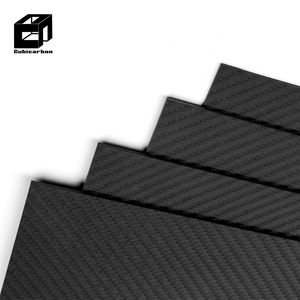 500 * 500mm 1.5mm 2mm 2.5mm 3mm 4mmから60mm厚炭素繊維シートプロフェッショナルカスタム3K炭素繊維パネルボード - Product Image 4