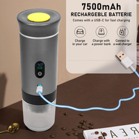 Machine à expresso portable multifonction 3-en-1 pour café chaud ou froid, automatique, pour la maison, les voyages, l'hôtel, la voiture