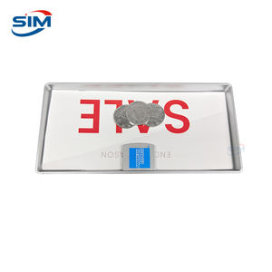 Plateau de réception de monnaie rectangulaire en plastique argenté, facile <span class=keywords><strong>à</strong></span> nettoyer, <span class=keywords><strong>pour</strong></span> caisse de magasin, impression couleur, <span class=keywords><strong>pour</strong></span> kiosque commercial et stockage - Product Image 4