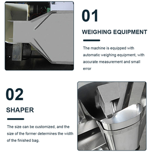 Pequeña máquina de envasado vertical automática de azúcar Curry cacao café especias leche en polvo - Product Image 3