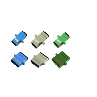 Coupleur de fibre optique simple ou double SC/FC/LC/ST UPC/APC, adaptateur de fibre optique