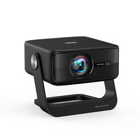 Projecteur 4K Android 14.0 Q5 MINI 2026 le plus récent, mise au point automatique, correction automatique de la distorsion trapézoïdale, 400 ANSI, 1080P, projecteur intelligent pour cinéma maison