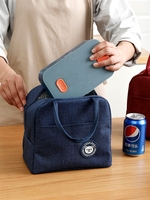 Sac isotherme portable d'extérieur en gros 2025, sacs de pique-nique, boîte à bento, pochette thermique pour le déjeuner, 2 personnes, doublure en polyester pour l'école