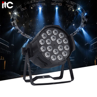 Iluminación de Escenario DMX512 IP20 RGBWAP, Foco Par 18*10W 6en1 Big Dipper con Temperatura de Color 3200K-7200K y Ángulo de Haz de 25°