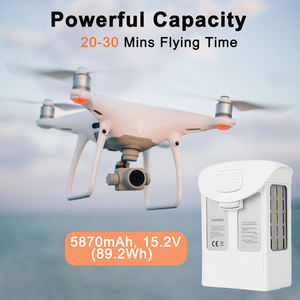 Batería de Dron de 5870mAh y 15,2 V para Dji <span class=keywords><strong>Phantom</strong></span> <span class=keywords><strong>4</strong></span> Pro / Advanced / Rtk / Pro V2.0, batería de repuesto para accesorios de reemplazo de Dron - Product Image 3