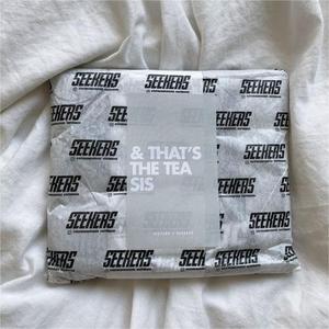 Custom Logo Printing Gift Wrapping <strong>Paper</strong> Clothing Tissue <strong>Paper</strong> For Garment With Sticker - Product Image 5