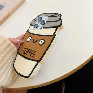 <span class=keywords><strong>Funda</strong></span> de teléfono con taza de café 3D de dibujos animados divertidos para <span class=keywords><strong>iPhone</strong></span> 15 <span class=keywords><strong>Pro</strong></span> <span class=keywords><strong>Max</strong></span> 14Pro 13 12 <span class=keywords><strong>11</strong></span> 3D <span class=keywords><strong>Funda</strong></span> de silicona suave - Product Image 4