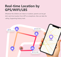 Montre connectée pour enfants SENBONO LT21 4G, vente en gros, GPS, SOS, Wifi, étanche, Android, SIM, horloge, appel, localisation, tracker, montre intelligente pour enfant