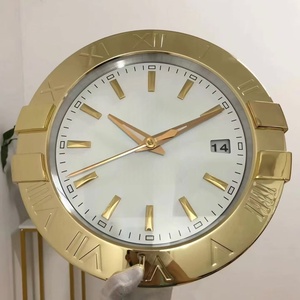 <b>Rose</b> <b>Gold</b> Wall <b>Clock</b> Round Analog Timepiece Decorative <b>Clock</b> Face Roman Numeral Decor for Living Room Bedroom - Product Image 2