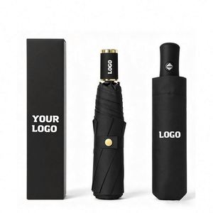 Paraguas Plegable de Alta Calidad, Ligero, con Impresión de Logotipo Personalizado, Hecho en China, para Publicidad, Negocios, Venta al Por Mayor, Promocional - Product Image 1