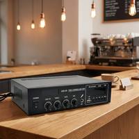 Penguat Suara Umum USB-60 60W dengan Bluetooth FM 110V untuk Sistem PA, Mixer Audio Musik Latar Belakang