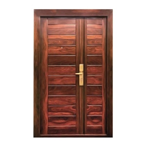 Phipulo, <span class=keywords><strong>puerta</strong></span> de acero de alta seguridad asequible, <span class=keywords><strong>Puerta</strong></span> de Hierro reforzado con entrada principal de diseño moderno para el hogar - Product Image 1
