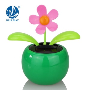 Bemay oyuncak özelleştirilmiş plastik renkli çiçek promosyon hediye <span class=keywords><strong>Flip</strong></span> <span class=keywords><strong>Flap</strong></span> güneş dans çiçek Powered dekorasyon aksesuarları - Product Image 3