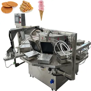 hot sales Snack Food Ice Cream Cone Making machine Crispy Egg Roll Kuih Kapit Machine Price