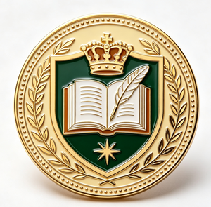 Pin de Solapa Metálico con Logotipo Personalizado, Redondo, de Esmalte Suave, Aleación de Zinc, Emblema para Ropa, Bolsos, Sombreros, Regalos y Souvenirs - Product Image 1