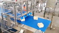 Équipement de découpe de sandwichs à ultrasons rapide et économique Wanlisonic pour les usines de produits laitiers