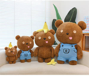 Mignon petit homme jaune <span class=keywords><strong>Bob</strong></span> peluche Tim ours série peluche jouets <span class=keywords><strong>banane</strong></span> brun ours en peluche doux poupées enfants garçons filles - Product Image 6