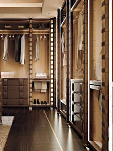 Meubles italiens modernes, luxe léger, armoire en acier inoxydable pour villa, manoir de luxe, service de personnalisation et de livraison - Product Image 2