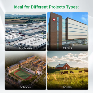 Sunpal năng lượng mặt trời hệ thống quang điện 30 kW 30kVA 40kw công nghiệp thương mại pin hệ thống lưu trữ Úc - Product Image 5