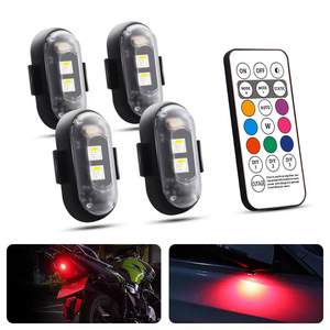 Nuevas Luces LED RGB DRL Thhowie con Control Remoto Inalámbrico, 7 Colores, USB, 12V, Traseras, para Coche, Motocicleta, Bicicleta, Dron, Repuesto - Product Image 4