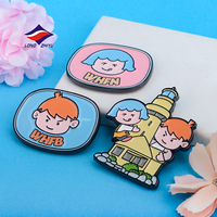 Longzhiyu 18 ans promotionnel réfrigérateur aimant fabricant personnalisé métal ville tourisme logo Souvenir cadeau réfrigérateur aimant