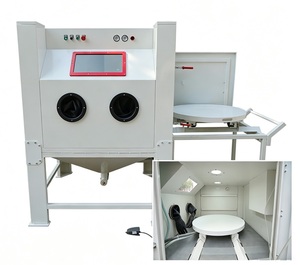 Machine de sablage par aspiration économique et pratique avec plateau tournant pour l'élimination de la rouille - Product Image 1
