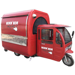 รถขายอาหารด่วนแบบพกพาหลากสีรถขายไอศกรีมรถลากอาหารป๊อปคอร์น - Product Image 6