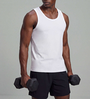 تخصيص Tanktop الرجال ضغط الملابس الرياضية المجهزة اللياقة البدنية تشغيل صالة الألعاب الرياضية سترينجر ضيق الرجال تانك الأعلى
