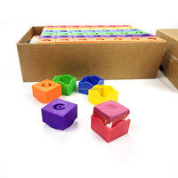 Accessoire de billard de haute qualité coloré 144 pc/boîte porte-craie de billard en plastique mallette de rangement pour queue de billard