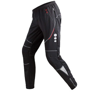 Vêtements de cyclisme d'<span class=keywords><strong>hiver</strong></span> pour hommes en polaire épaissie, chauds pour l'équitation, l'alpinisme, logo personnalisé, collants à bretelles pour cyclisme - Product Image 1