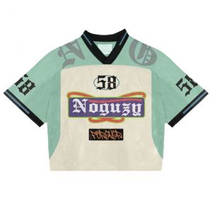 Maillot de rugby à manches courtes personnalisé, uniforme de football américain, polyester à séchage rapide, vêtements d'équipe - Product Image 1