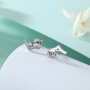 Joyería Personalizada al por Mayor, Pendientes de Plata 925 con Circonita Cúbica Brillante, Joyería para Novias - Product Image 4
