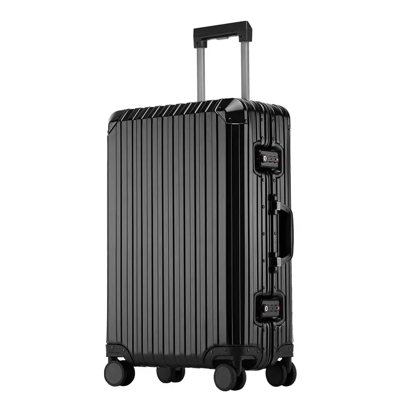 Le bagage à main durable avec la valise en aluminium du magnésium 100% place le matériel en métal de grande taille