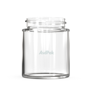 Frasco de Vidrio Transparente Redondo con Logotipo Personalizado, Frasco Pequeño a Prueba de Niños con Tapa, Embalaje - Product Image 3