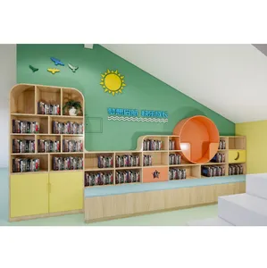 ChiquitosCustomized irregular furniture cabinet staircase bookshelf children's room bookshelf school corridor reading area