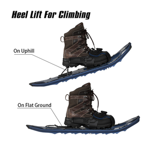 Raquetas de Nieve Ligeras XATP de Aluminio con Diseño de Sierra, Plataforma de TPU, Puntera Acolchada de EVA, Sistema de Amarre BOA con Elevador de Talón - Product Image 4