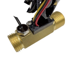 เซ็นเซอร์วัดการไหลของของเหลวแบบทองเหลือง ขนาด 1/<span class=keywords><strong>2</strong></span> นิ้ว <span class=keywords><strong>3</strong></span>-24 โวลต์ กระแสตรง เซ็นเซอร์วัดอุณหภูมิแบบ M8 ส่งสัญญาณพัลส์ เซ็นเซอร์วัดการไหลของน้ำแบบแม่เหล็กฮอลล์เอฟเฟกต์ - Product Image 6