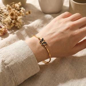 Bracelet connecté, service de bijouterie sur mesure de qualité supérieure, norme européenne, cadeau de fête pour femmes, ton or rose - Product Image 1