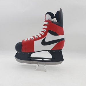 <span class=keywords><strong>Pattini</strong></span> da Hockey su <span class=keywords><strong>ghiaccio</strong></span> da <span class=keywords><strong>uomo</strong></span> rossi e neri perfetti per il pattinaggio sul <span class=keywords><strong>ghiaccio</strong></span> da diporto e la fodera resistente all'umidità - Product Image 2