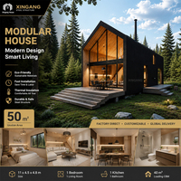 Casa Prefabricada Modular de Estilo Nórdico Moderno con Estructura LGS, Completamente Amueblada, para Proyectos de Hoteles y Resorts