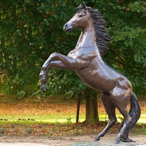Estatua de caballo al aire libre Leonardo <span class=keywords><strong>Da</strong></span> <span class=keywords><strong>Vinci</strong></span>, escultura de Caballo de bronce, animal - Product Image 5