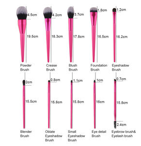 OEM Professional Makeup Brush Set <b>Pink</b> Cosmetic Brush <b>Kit</b> Custom Logo Beauty <b>Tools</b> for Wholesale - Product Image 2