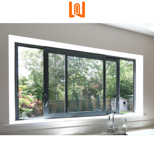 Hiện đại Ba theo dõi thiết kế tác động đôi kính màu nhôm cửa trượt và cửa sổ - Product Image 3