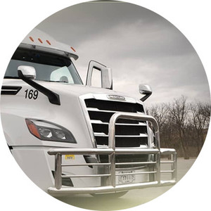 Freightliner <span class=keywords><strong>Cascadia</strong></span> 2018 pare-buffle de la calandre, pare-chocs avant en acier inoxydable avec support, Offre Spéciale! - Product Image 1
