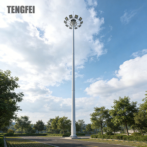 室外25m高桅杆灯杆高桅杆体育场照明发光二极管灯 - Product Image 5