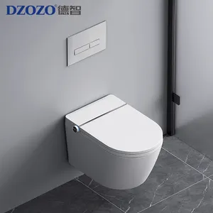 Vente capteur de pied rinçage système domestique siège chauffant salle de bain articles sanitaires placard intelligent Wc cuvette toilette