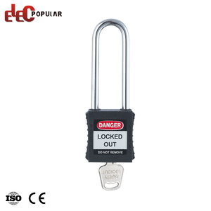 Elecpopular 2025 Design Upgrade Safe Lock Steel Nylon Shackle Safety <strong>Padlock</strong> with Master <strong>Key</strong> - Product Image 5